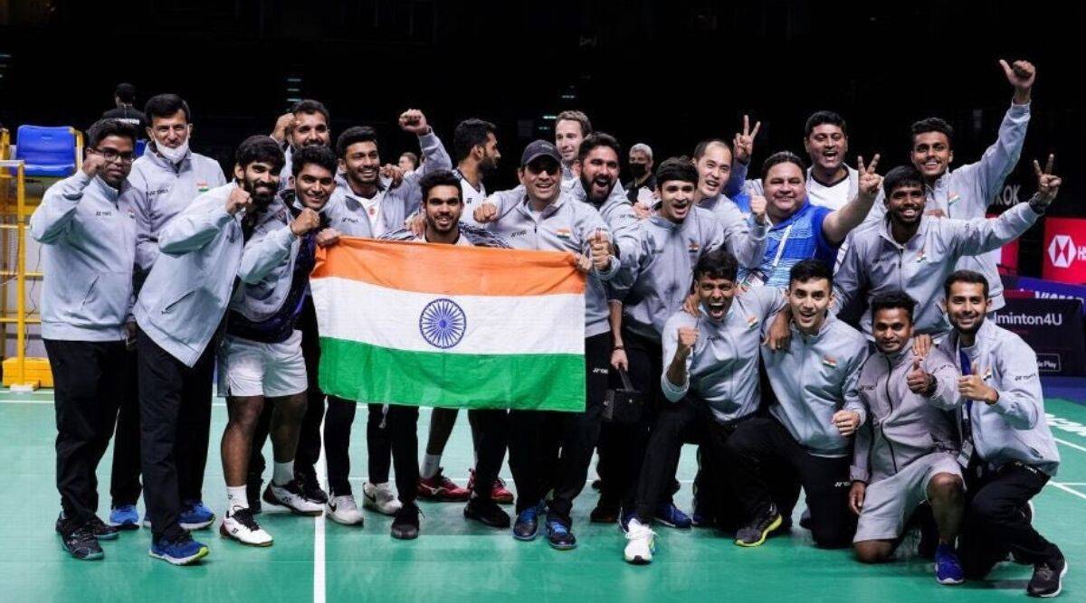 Thomas BAI ने Thomas Cup जीतने के लिये खिलाड़ियों को एक करोड़ रूपये का पुरस्कार देने की घोषणा