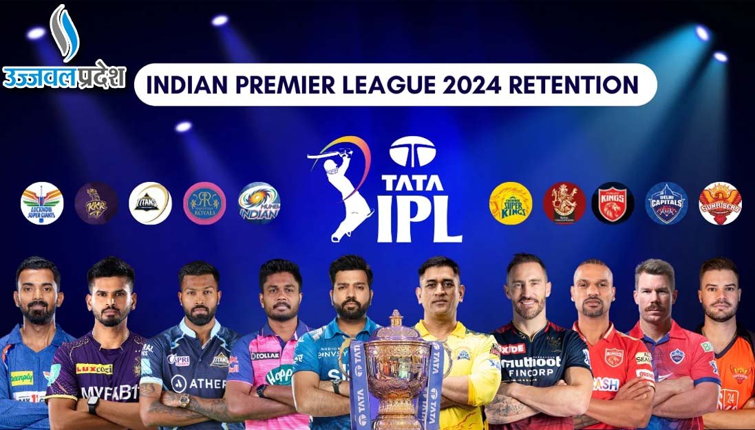 IPL Retention: यहाँ देखे इंडियन प्रीमियर लीग 2024 की पूरी लिस्ट