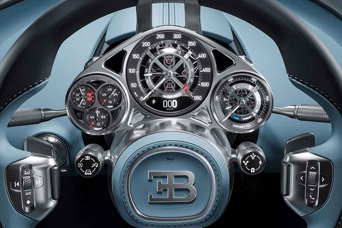 यूनिक स्टीयरिंग के साथ लॉन्च हुई Bugatti Tourbillon