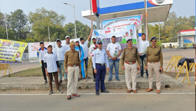 17A 109 ‘राष्ट्रीय सड़क सुरक्षा माह’ के तहत उमरिया पुलिस का जागरूकता अभियान