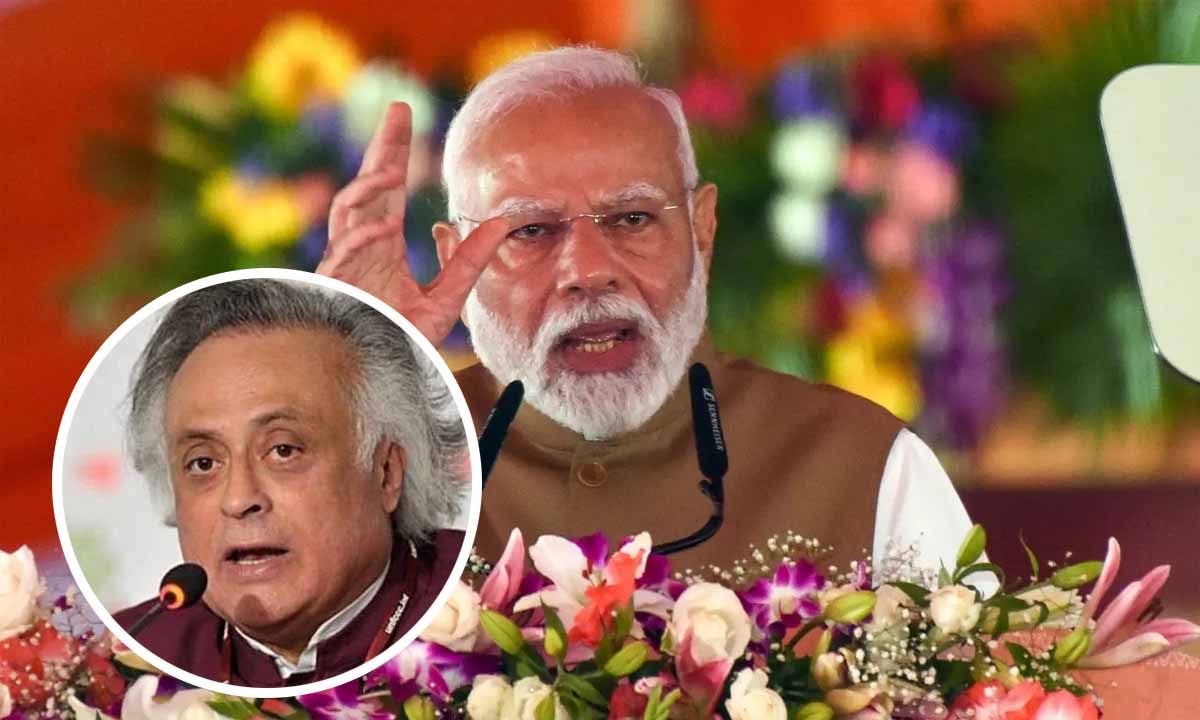 PM Modi & Jai Ram Ramesh