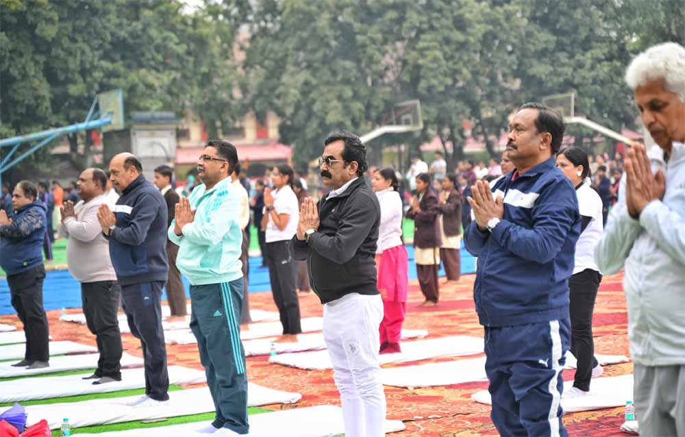 mi सूर्य नमस्कार, ऊर्जा का उद्गम और युवा ऊर्जा का प्रवाह - लोक निर्माण मंत्री सिंह